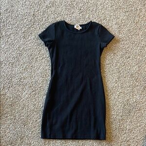 Princess Polly Black T-Shirt Dress